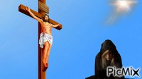 the cross of Jesus анимиран GIF