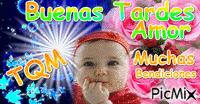 Buenas Tardes mi Amor - GIF animado gratis