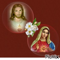 ≪✿≫ JEZUS  I  MARYJA ≪✿≫ - Bezmaksas animēts GIF