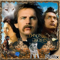 dance with wolves movie animált GIF