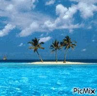 Magic Island Animated GIF