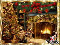 merry cristmas - GIF animé gratuit