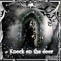 knock on the door - GIF animé gratuit