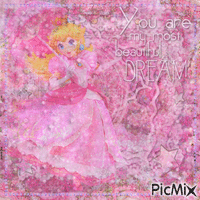 [Princess Peach] A Beautiful Dream 🌸 - GIF animé gratuit