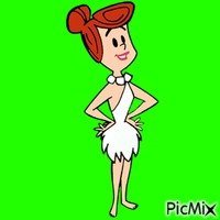 Wilma Flintstone анимированный гифка