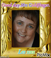 GOOD DAY MRS GOLDFINGER - Darmowy animowany GIF