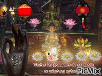 Bouddhas animēts GIF