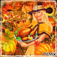 Happy Thanksgiving - Бесплатни анимирани ГИФ