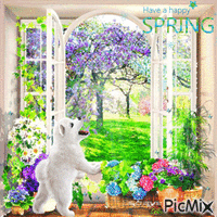 Have a happy Spring animēts GIF