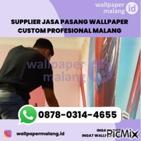 SUPPLIER JASA PASANG WALLPAPER CUSTOM PROFESIONAL MALANG - Бесплатный анимированный гифка