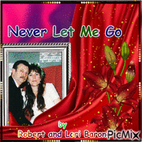 Never Let Me Go By Robert and Lori Barone animált GIF