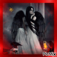 Black Angel !!!!! - Gratis animeret GIF