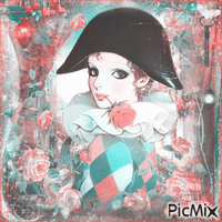Pierrot - GIF animé gratuit