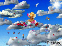 The sky the limit - GIF animate gratis