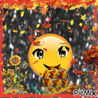 Herbst-Emoji  🙂🍂🍁🍁 GIF animé