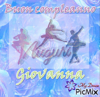 Auguri Giovanna - Бесплатни анимирани ГИФ