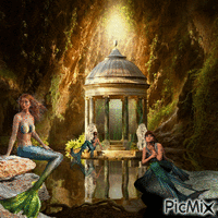 In the Grotto - GIF animate gratis