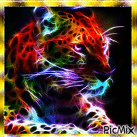 Tigre Art - Gratis animerad GIF