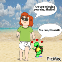 Elizabeth asks Shelby if he is enjoying his day