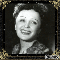 Edith Piaf - Gratis geanimeerde GIF