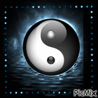 yin yang - GIF animado grátis