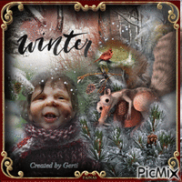 Winter inspiration in tale Animated GIF
