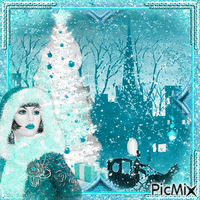 Christmas in turquoise