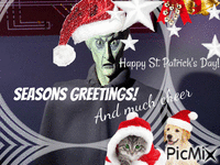 Hapy St. Patrick's Day! Balok's Puppet said Animated GIF
