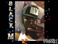 black M - GIF animé gratuit