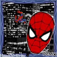 Spiderman анимированный гифка