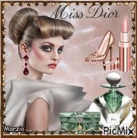 miss Dior GIF animé