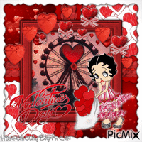 {♥}Betty Boop Valentine's Day{♥} GIF animé