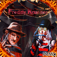 La novia de Freddy Krueger animovaný GIF