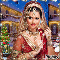 Hindu Beauty - Bezmaksas animēts GIF