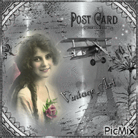 Carte postale ... Post card ... - 免费动画 GIF
