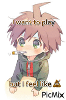I Can't Play Today 动画 GIF