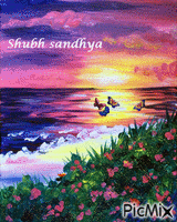 Shubh Sandhya (Good Evening) - Gratis animeret GIF