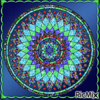 Mandala анимированный гифка