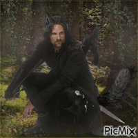 wolfboy aragorn animeret GIF