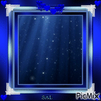 frame blue by sal - Free animated GIF