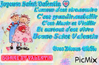 Bonne Saint Valentin - Darmowy animowany GIF