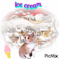 Ice Cream Dreams animuotas GIF