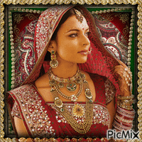 Indian Beauty-RM-01-23-23 - GIF animé gratuit