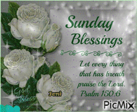 Sunday blessings Animated GIF
