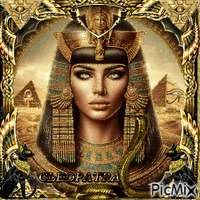 Reina cleopatra - GIF animé gratuit