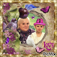 Angelika & grandmother - Ingyenes animált GIF