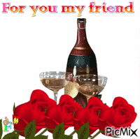 For you my friend - GIF animate gratis