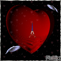 Tour Eiffel - GIF animasi gratis