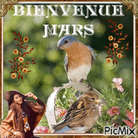 Bonjour Mars - GIF animasi gratis