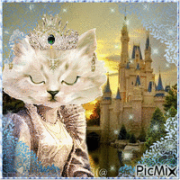 Queen Kitty GIF animé